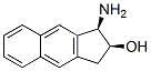 1H-Benz[f]inden-2-ol,1-amino-2,3-dihydro-,(1R,2S)-(9CI) Structure
