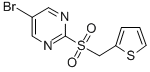 2-(2-thenyl)sulfonyl-5-bromopyrimidine Structure