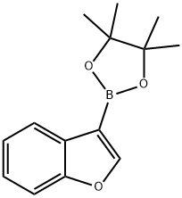 3-(4,4,5,5-tetramethyl-1,3,2-dioxaborolan-2-yl)benzo[b]furan Structure