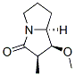 3H-Pyrrolizin-3-one,hexahydro-1-methoxy-2-methyl-,(1S,2R,7aS)-(9CI) Structure