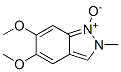 2H-Indazole,5,6-dimethoxy-2-methyl-,1-oxide(9CI) Structure