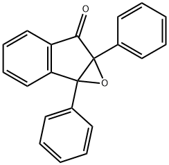 2,3-环氧-2,3-二苯基-1-茚满酮, 797-98-8, 结构式