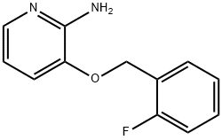 2-amino-3-(2-fluorobenzyloxy)pyridine Struktur