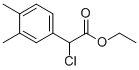 2-CHLORO-2-(3,4-DIMETHYLPHENYL)-ACETIC ACID ETHYL ESTER Structure