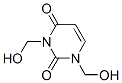 2,4(1H,3H)-Pyrimidinedione, 1,3-bis(hydroxymethyl)- 结构式