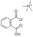 TETRAMETHYLAMMONIUM HYDROGEN PHTHALATE Structure