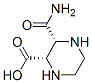 2-Piperazinecarboxylicacid,3-(aminocarbonyl)-,cis-(9CI)|