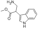 3-AMINO-2-(1H-INDOL-3-YL)-PROPIONIC ACID METHYL ESTER Struktur