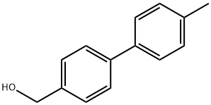 (4'-メチル[1,1'-ビフェニル]-4-イル)メタノール 化学構造式