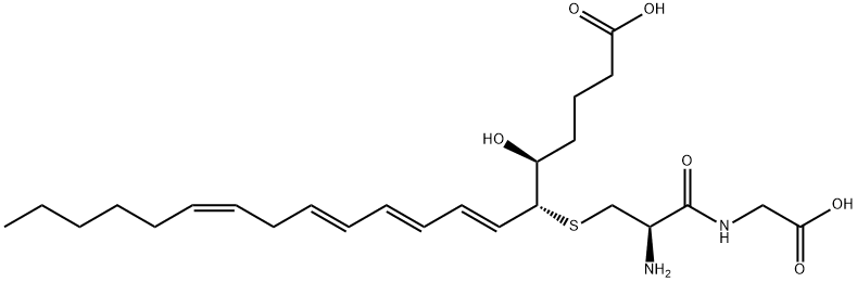 11-TRANS-ロイコトリエンD4 (エタノール溶液) 化学構造式