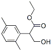 Benzeneacetic acid, alpha-(hydroxymethyl)-2,5-dimethyl-, ethyl ester (9CI) Structure