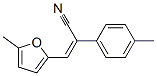 Benzeneacetonitrile, 4-methyl-alpha-[(5-methyl-2-furanyl)methylene]- (9CI) Struktur