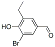 Benzaldehyde, 3-bromo-5-ethyl-4-hydroxy- (9CI) Struktur