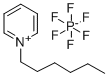 1-ヘキシルピリジニウムヘキサフルオロホスファート 化学構造式