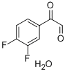 3,4-二氟苯基乙二醛水合物, 79784-34-2, 结构式