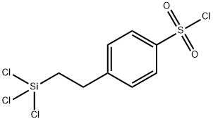2-(4-氯磺酰苯基)乙基三甲氧基硅烷 结构式