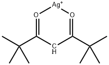 2,2,6,6-TETRAMETHYL-3,5-HEPTANEDIONATO SILVER (I) Struktur