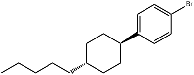 1-Bromo-4-(trans-4-pentylcyclohexyl)benzene  Struktur