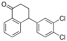 4-(3,4-二氯苯基)-1-四氢萘酮 结构式