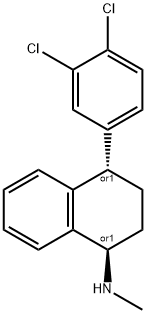 Rac-trans-Sertraline Struktur