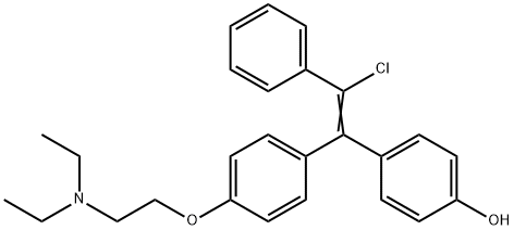 4-hydroxyclomiphene 结构式