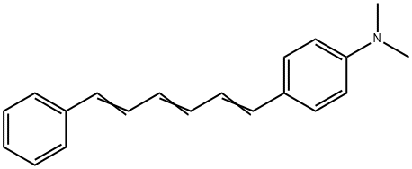 1-[4-(DIMETHYLAMINO)PHENYL]-6-PHENYLHEXATRIENE 结构式