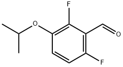 2,6-二氟-3-(1-甲基乙氧基)-苯甲醛, 798564-92-8, 结构式