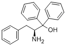 (2S)-2-アミノ-1,1,3-トリフェニル-1-プロパノール 化学構造式