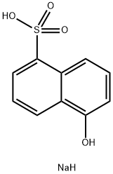 5-Hydroxy-1-naphthalenesulfonic acid sodium salt Structure