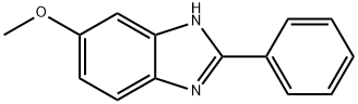 1H-BENZIMIDAZOLE, 6-METHOXY-2-PHENYL- Structure