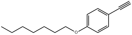 P-エチニル(ヘプチルオキシ)ベンゼン 化学構造式