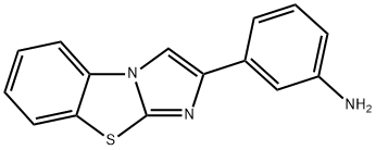 3-イミダゾ[2,1-B][1,3]ベンゾチアゾール-2-イルアニリン 化学構造式