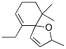 6-乙基-2,10,10-三甲基-1-氧杂螺[4.5]-3,6-癸二烯 结构式