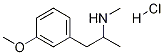 3-Methoxy MethaMphetaMine Hydrochloride, 79896-22-3, 结构式