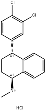 (1S,4R) Sertraline Hydrochloride Struktur