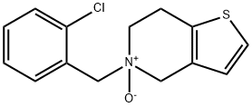 Ticlopidine N-Oxide, 79923-55-0, 结构式