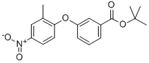 TERT-BUTYL 3-(2-METHYL-4-NITROPHENOXY)BENZOATE Struktur