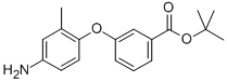 TERT-BUTYL 3-(4-AMINO-2-METHYLPHENOXY)BENZOATE Struktur