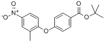 TERT-BUTYL 4-(2-METHYL-4-NITROPHENOXY)BENZOATE Structure