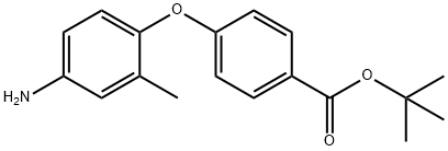 TERT-BUTYL 4-(4-AMINO-2-METHYLPHENOXY)BENZOATE Struktur