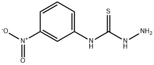 4-(3-ニトロフェニル)-3-チオセミカルバジド 化学構造式