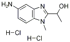 1-(5-amino-1-methyl-1H-benzimidazol-2-yl)ethanol(SALTDATA: 2HCl) Struktur