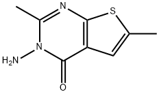 3-AMINO-2,6-DIMETHYLTHIENO[2,3-D]PYRIMIDIN-4(3H)-ONE Structure