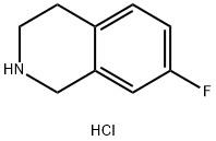 7-FLUORO-1,2,3,4-TETRAHYDRO-ISOQUINOLINE HYDROCHLORIDE Struktur