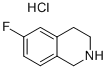 6-氟-1,2,3,4-四氢异喹啉盐酸盐 结构式