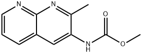 Carbamic acid, (2-methyl-1,8-naphthyridin-3-yl)-, methyl ester (9CI) Structure