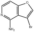 3-ブロモフロ[3,2-C]ピリジン-4-アミン 化学構造式