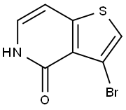 3-broMo-4H,5H-thieno[3,2-c]pyridin-4-one Structure