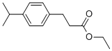 3-(4-ISOPROPYL-PHENYL)-PROPIONIC ACID ETHYL ESTER Structure