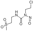 N'-(2-chloroethyl)-N-(2-(methylsulfonyl)ethyl)-N'-nitrosourea Structure